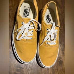 Vans Gold Yellow Authentic Sneakers